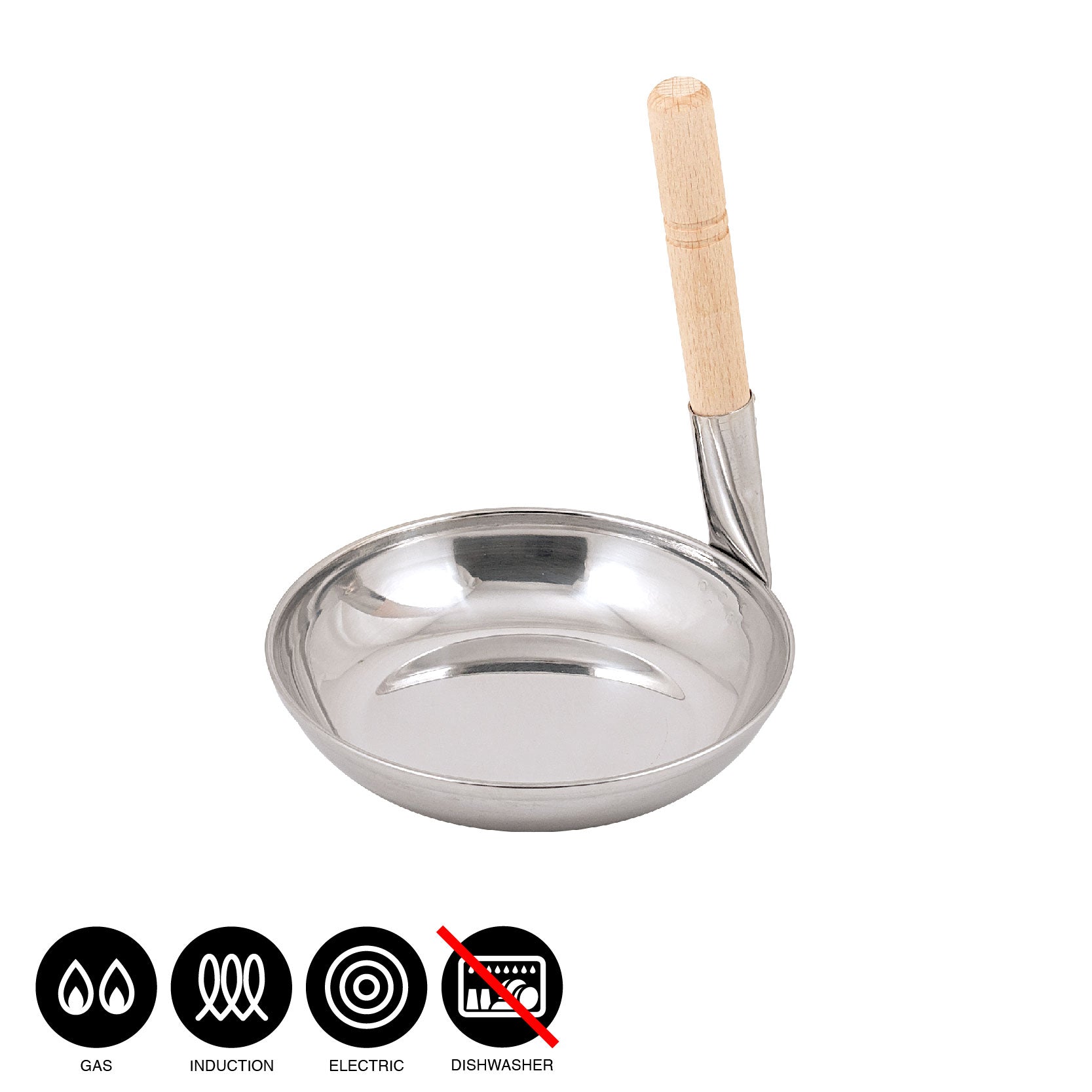 Stainless Steel Oyako Pan (Induction-Heating Compatible)